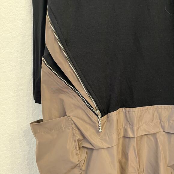 NWT Comfy USA Sara Tunic Dress Small Black Utility Cyber Goth Architectural USA - Picture 6 of 11